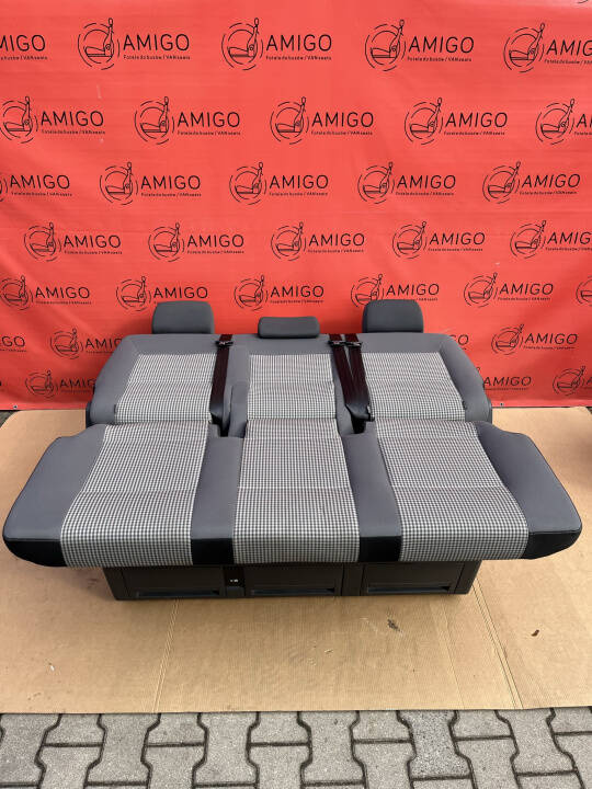 Bench rear triple seat VW T6 70 Years Bulli Visitamo Multivan Caravelle t5