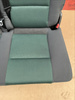 Bench rear triple seat VW T5 Multivan Caravelle Anthracite Duo Green