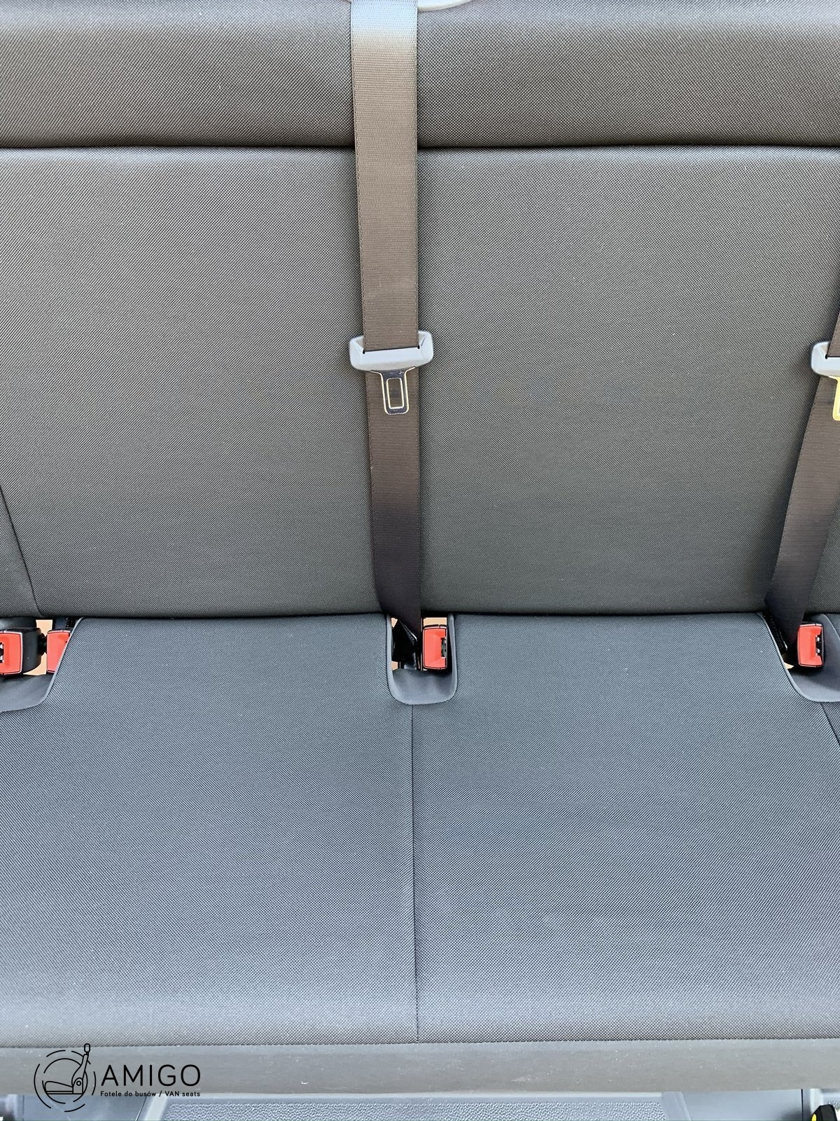 Seat Mercedes Sprinter W907 CREW CAB quadruple rear four-seats bench belts floor