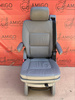 Seat single VW T5 Multivan Caravelle grey leather rear t6 swivel