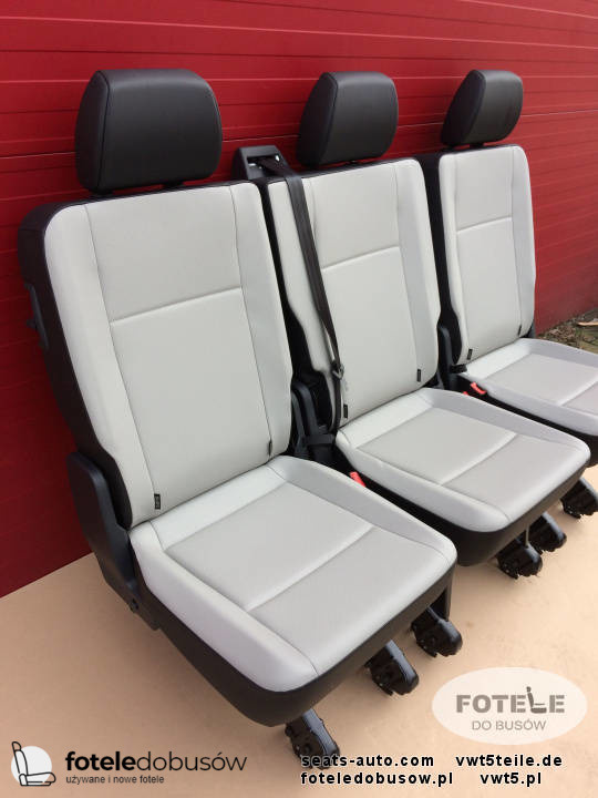 Bench rear triple seat VW T6 Transporter Moonrock Mesh t5 3x single