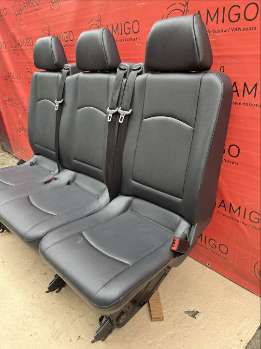 Rear Seats 2+1 bench single seat MERCEDES W639 Vito Tourer Viano leatherette RHD