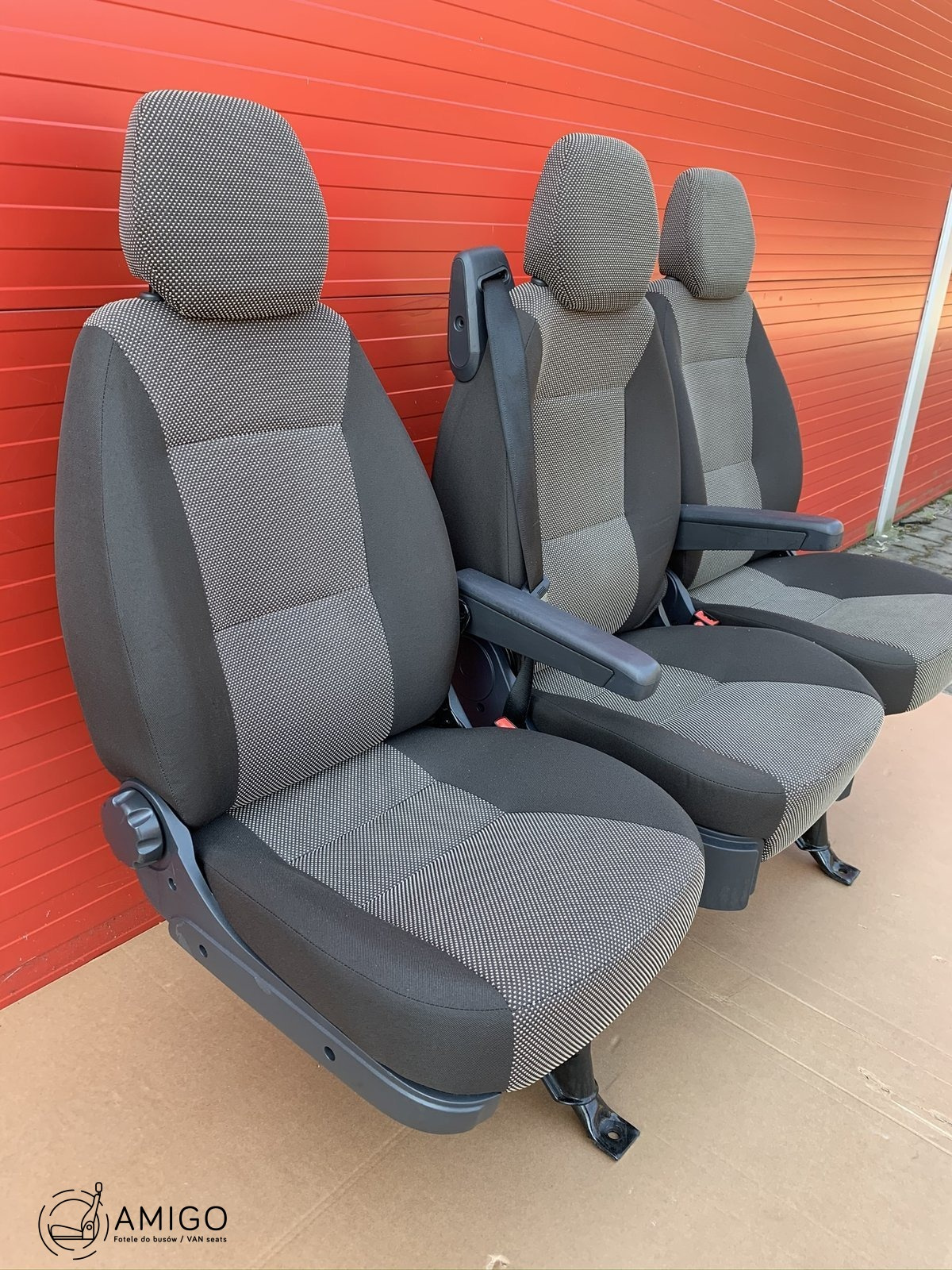 Seat Fiat Ducato Boxer Jumper Citroën Relay bench triple rear armrests