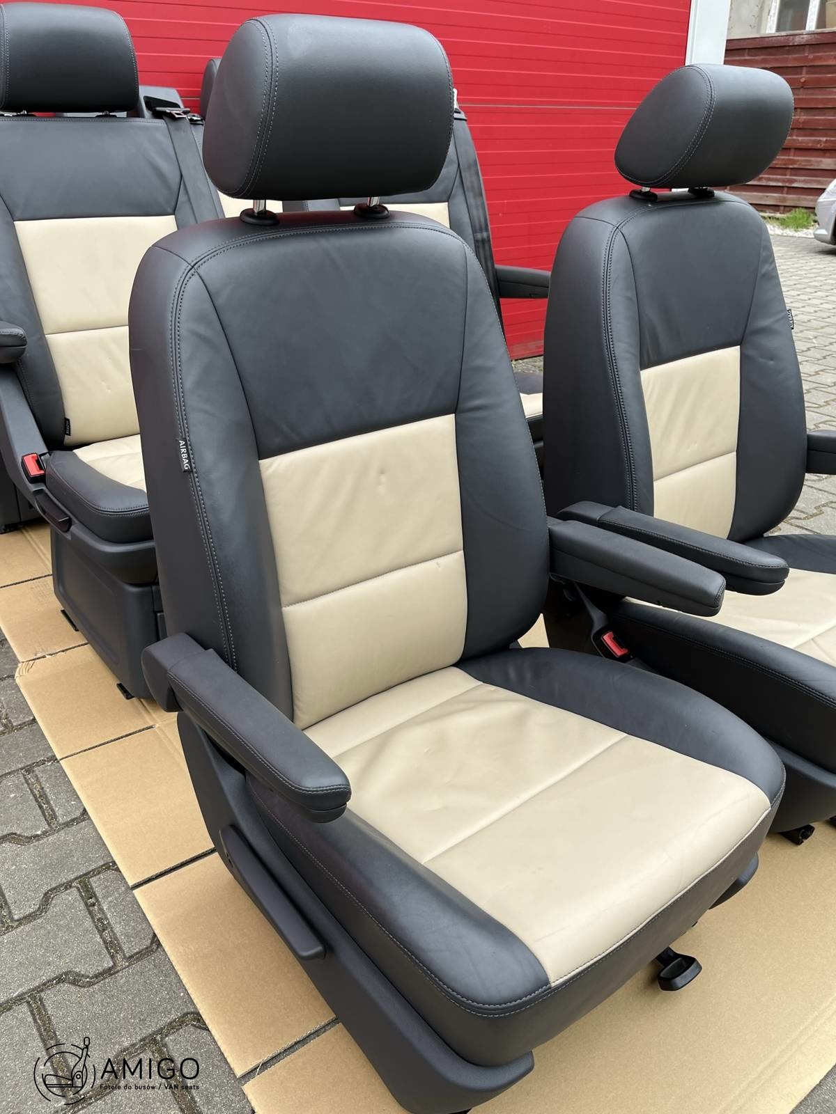 SET Driver passenger swivel Bench rear triple seat VW T5 Multivan Caravelle