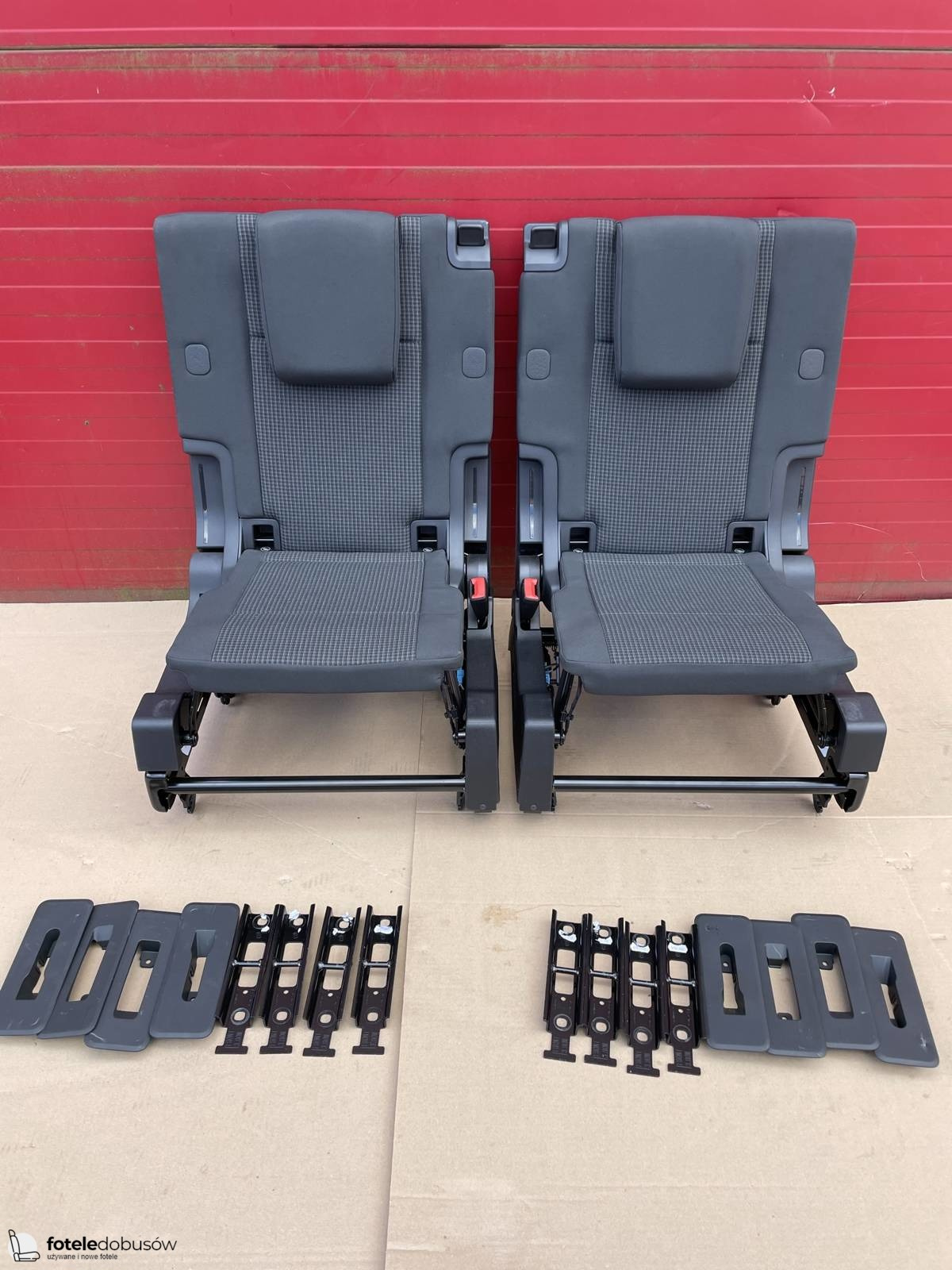 VW Caddy MAXI MK5 Seat rear bench double third row with brackets NEW