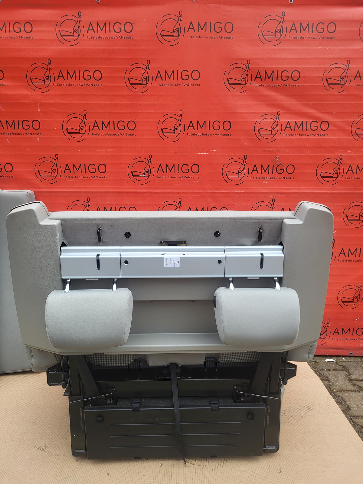 Seat VW T6 T5 California double passenger bench bed Multivan sleep function for rails