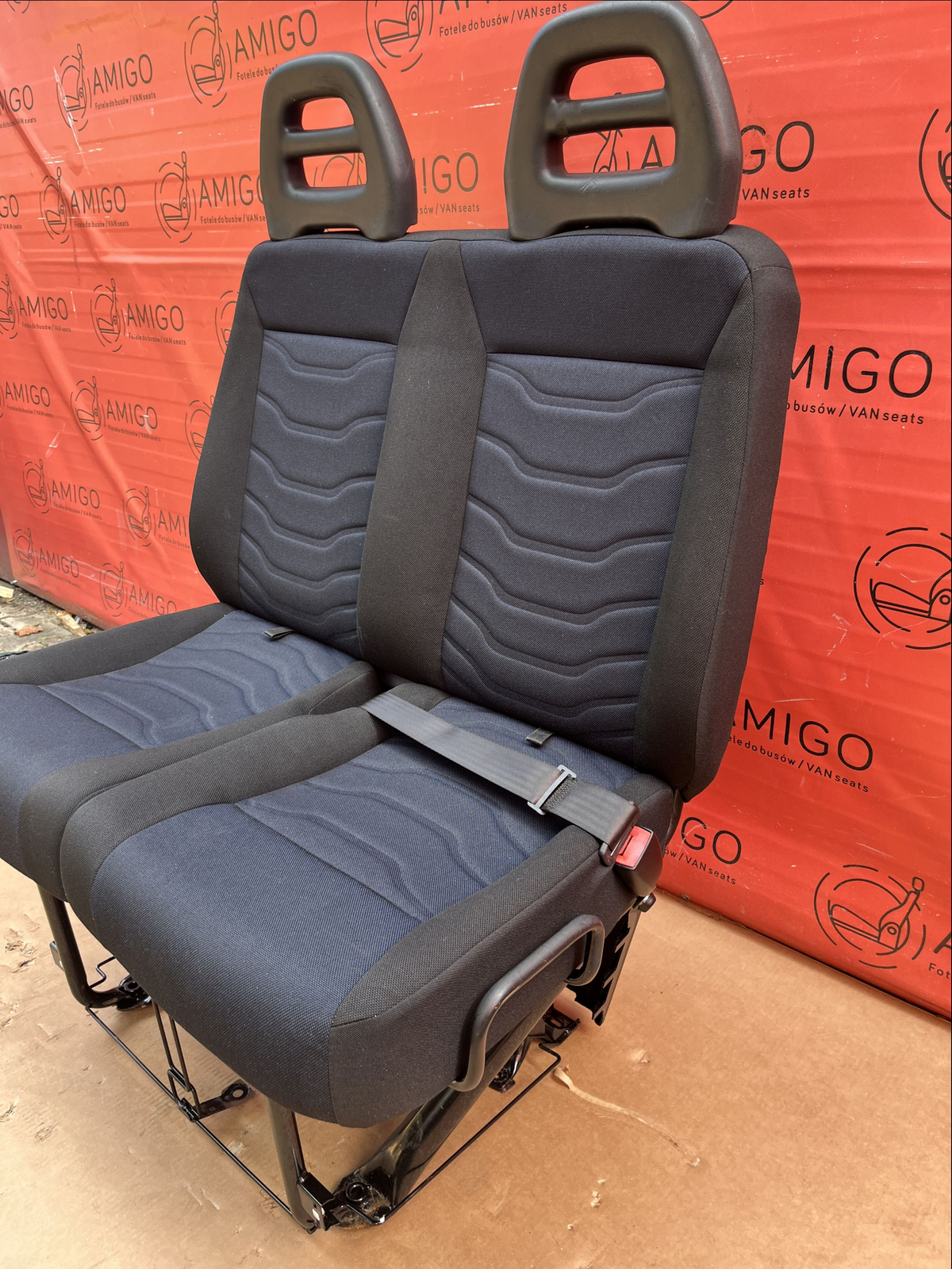 Iveco Daily VI 2014-2022 Seat double front bench cupholder passenger LHD