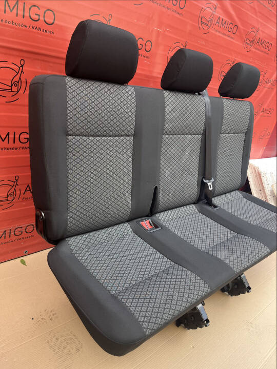 Bench rear triple seat VW T6 Transporter AUSTIN isofix t5