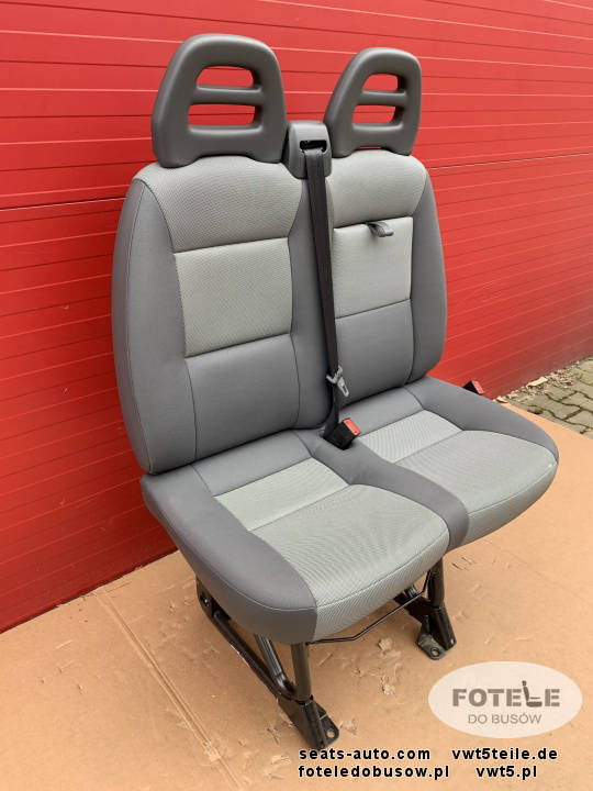 Seat Fiat Ducato Boxer Jumper Relay double front bench cupholder passenger LHD