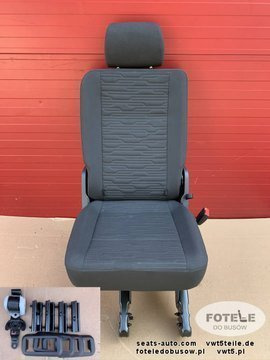 VW T6.1 rear seat single right side Transporter Circuit t5 folding brackets belt