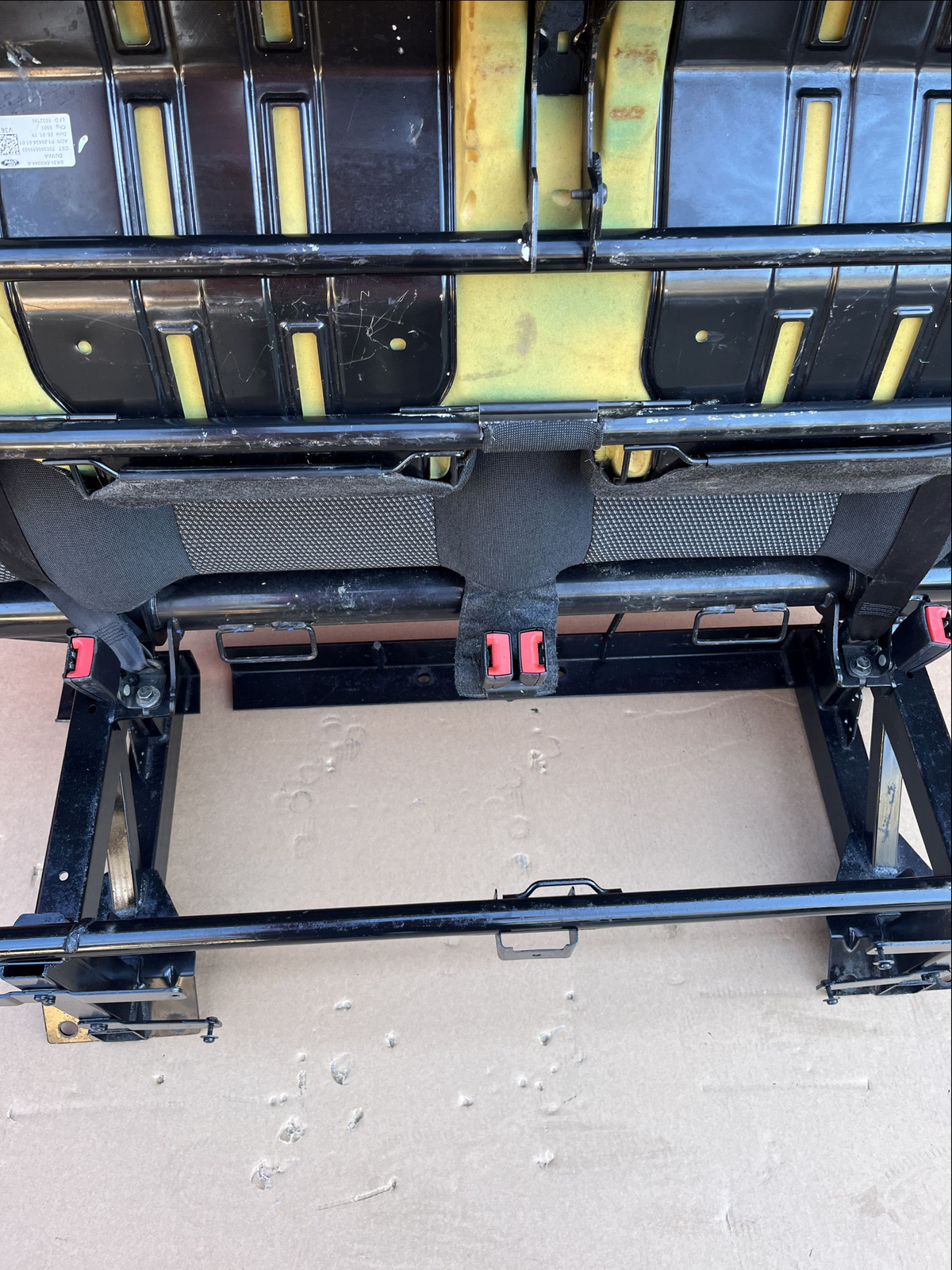 Ford Transit MK8 4 seat bench passenger compartment seat isofix Traxon DOKA