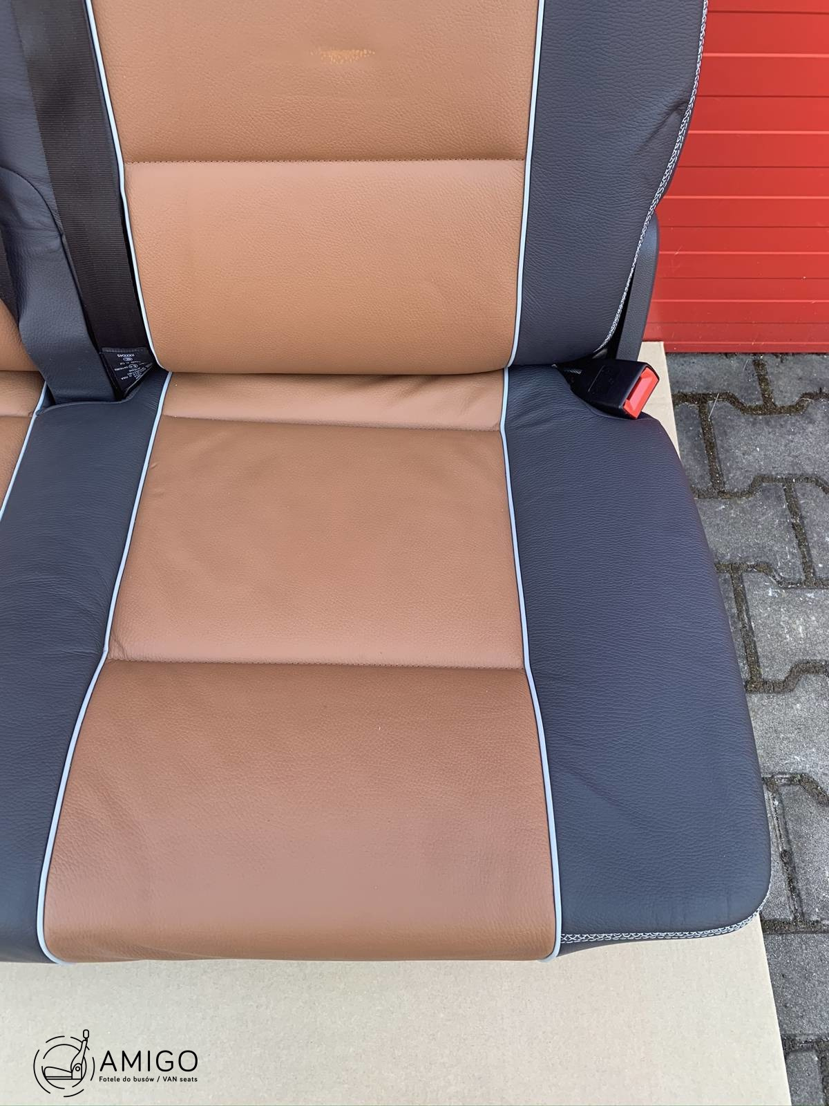 Bench rear triple seat VW T5 PanAmericana leather Multivan Caravelle t6