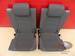 VW Touran 2003-10 rear folding seats set left right dark grey 3rd row