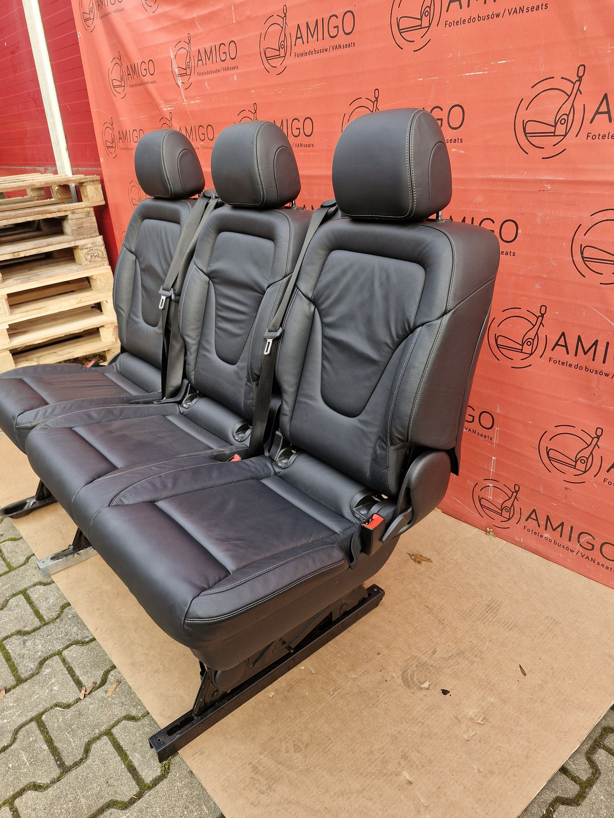 Rear bench seat 2+1 Mercedes V-class W447 lugano leather