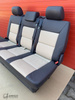 Bench rear triple seat VW T5 T5.1 beige anthracite leather Multivan Caravelle 