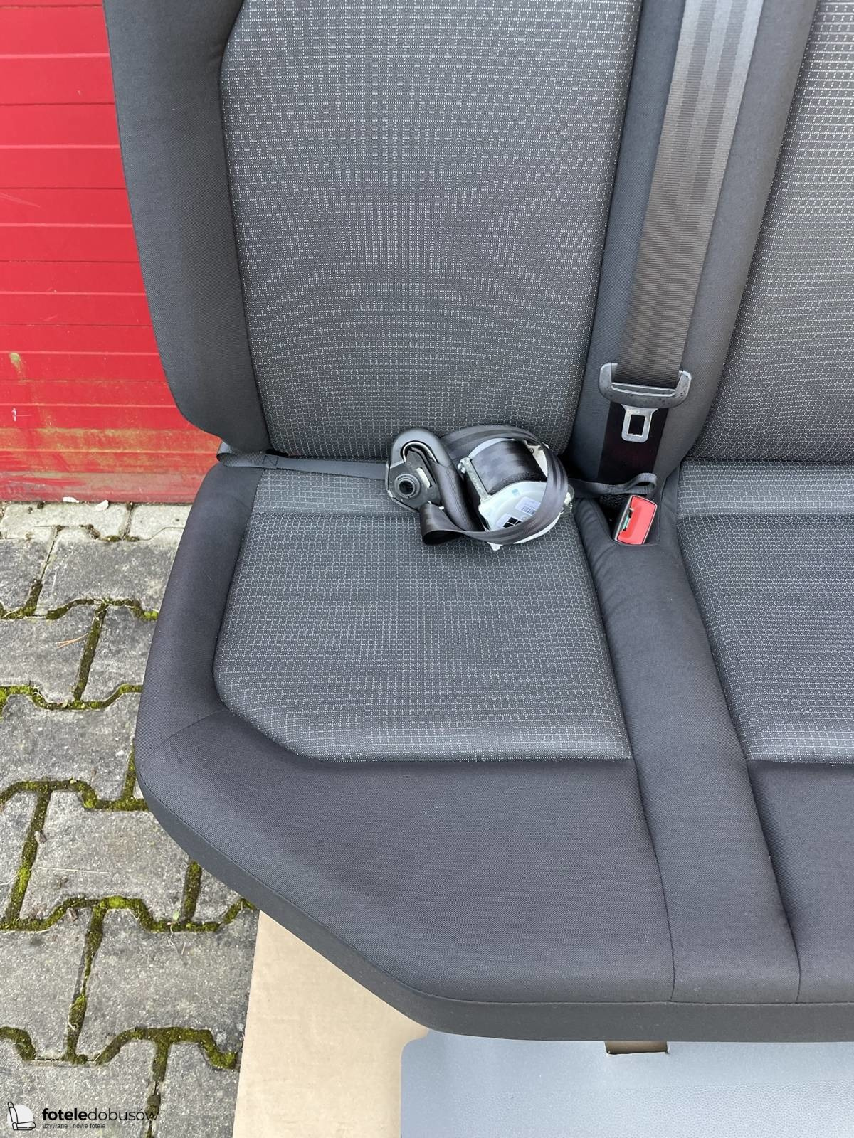 Seat VW Crafter II MAN TGE 2016-2022 quadruple rear four-seats bench belts