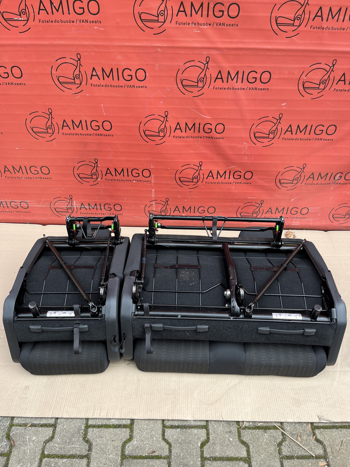 Seat rear bench double VW Caddy second row PANDU