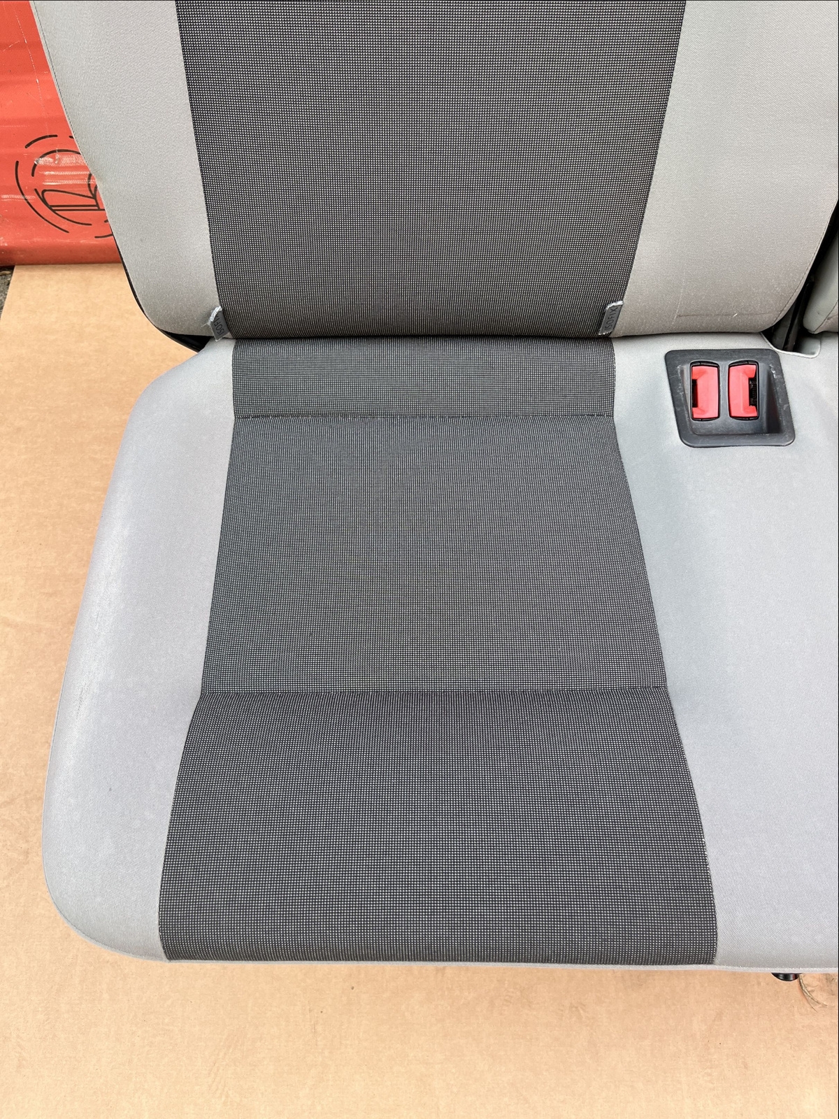 Bench rear triple seat VW T6 Transporter AUSTIN grey isofix t5