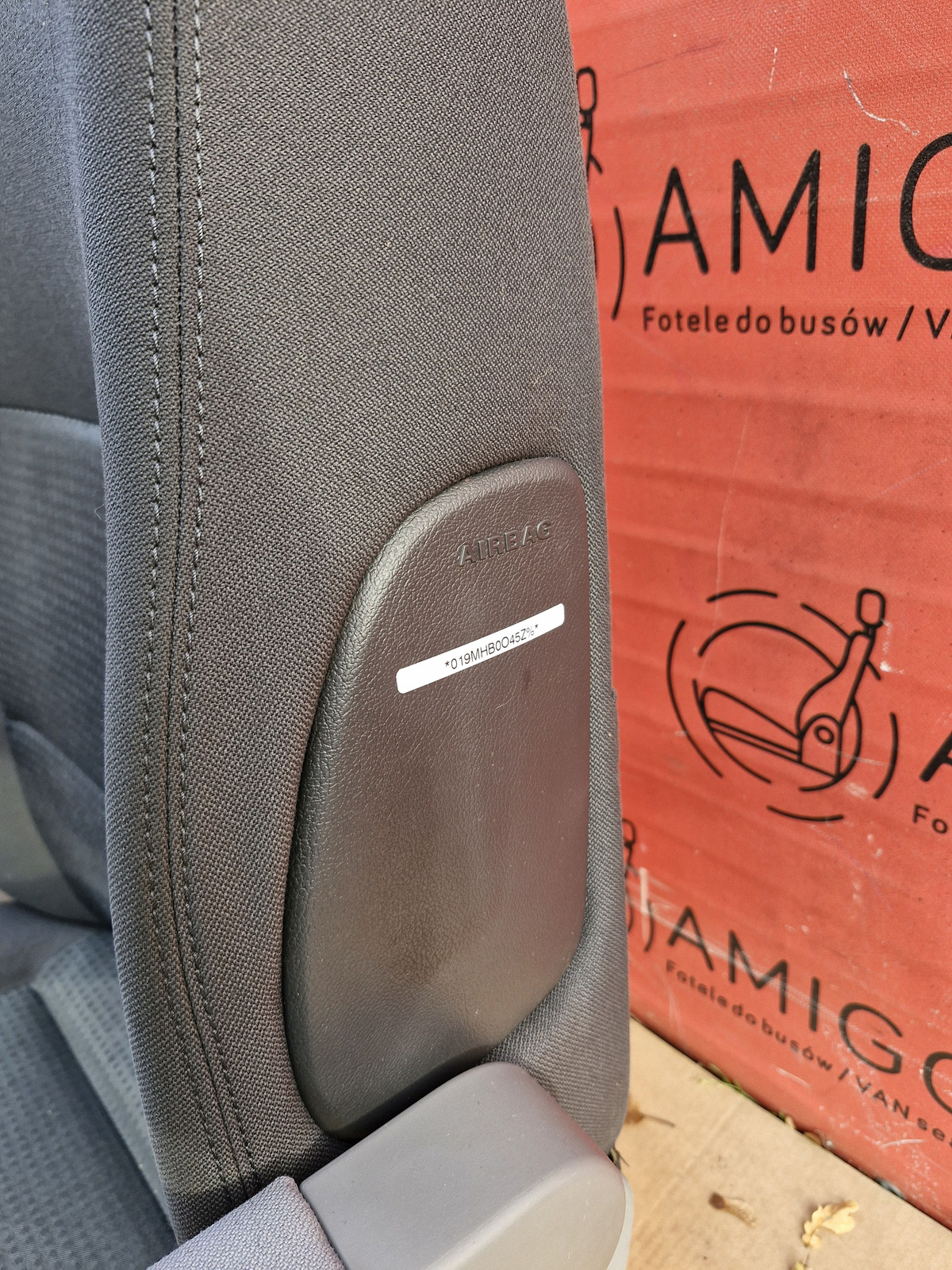 Driver passenger Captain seats seat airbag VW T5 grey Caravelle