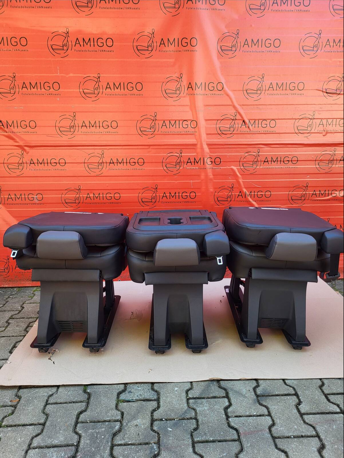 Ford Transit Custom Tourneo passenger compartment 3x seat single seat seats Salerno leather