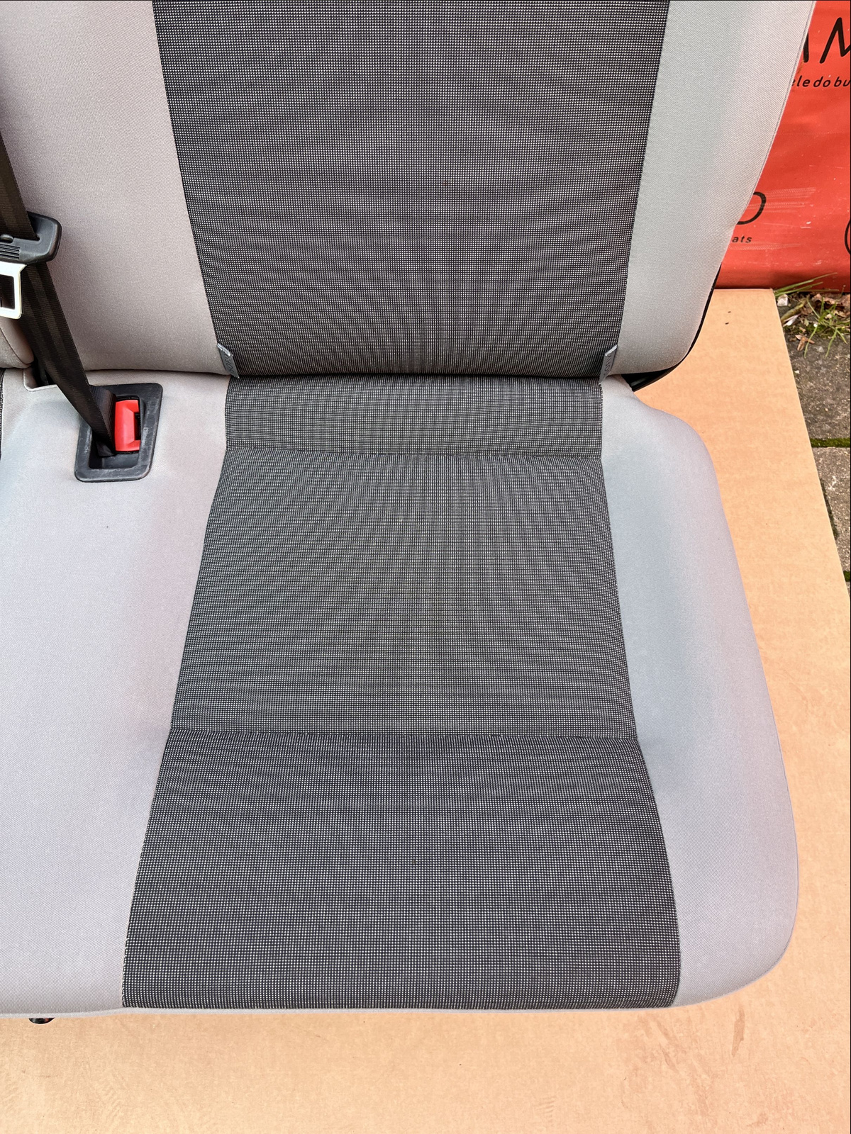 Bench rear triple seat VW T6 Transporter AUSTIN grey isofix t5