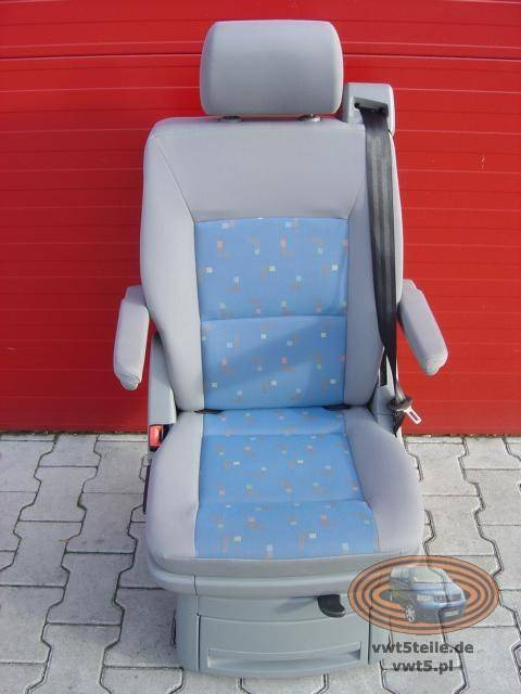 Seat VW T5 Multivan Caravelle blue LLL pattern swivel