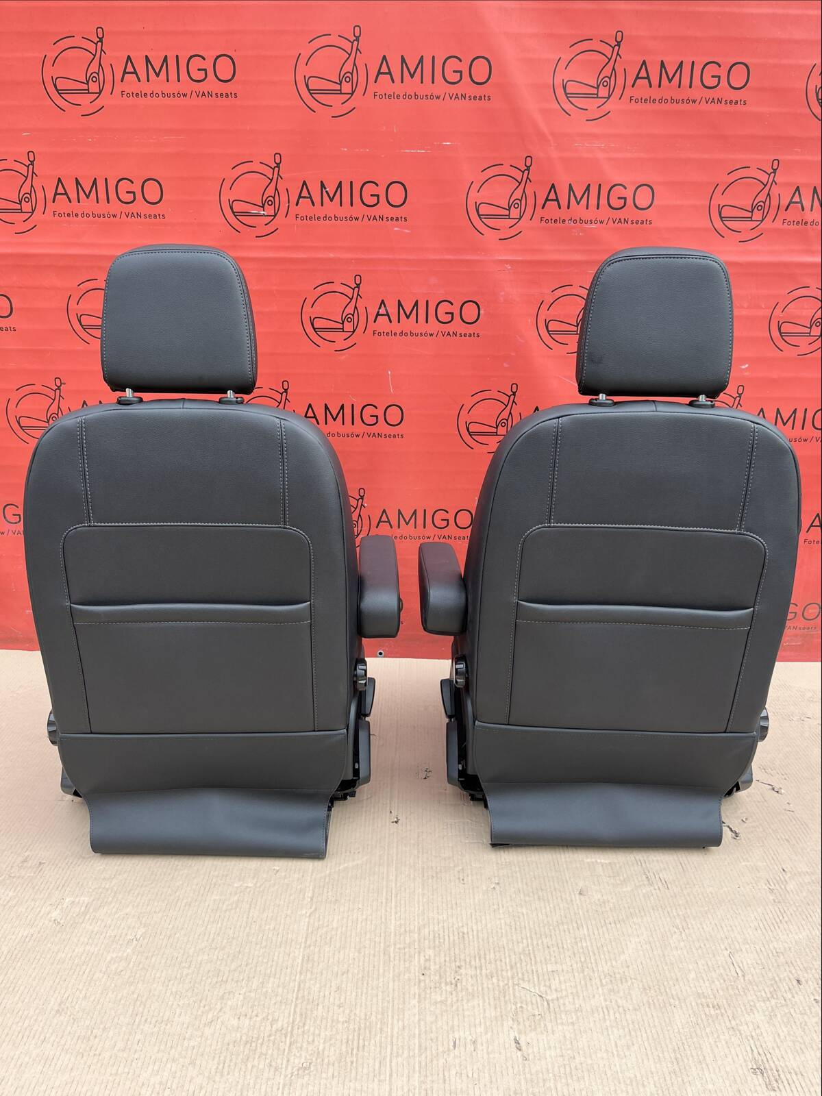 Ford Transit Custom TRAIL Seat driver passenger 2012-2024 Salerno Ebony