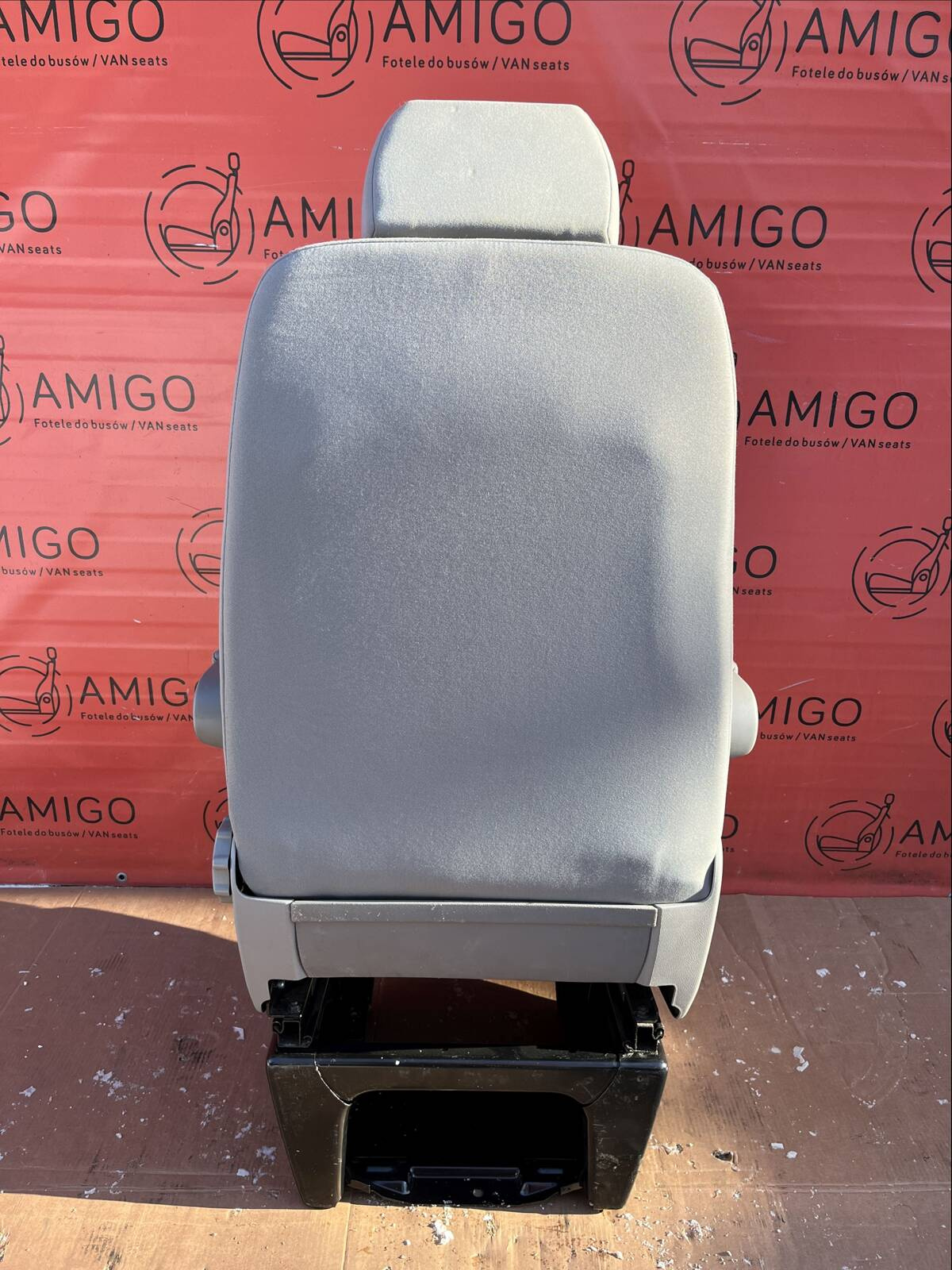 Seat VW T5 T6 Austin grey front EU passenger | UK driver comfort adjustments armrests base airbag