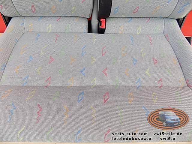 Seat VW T5 double bench passenger seat inca inka LHD front