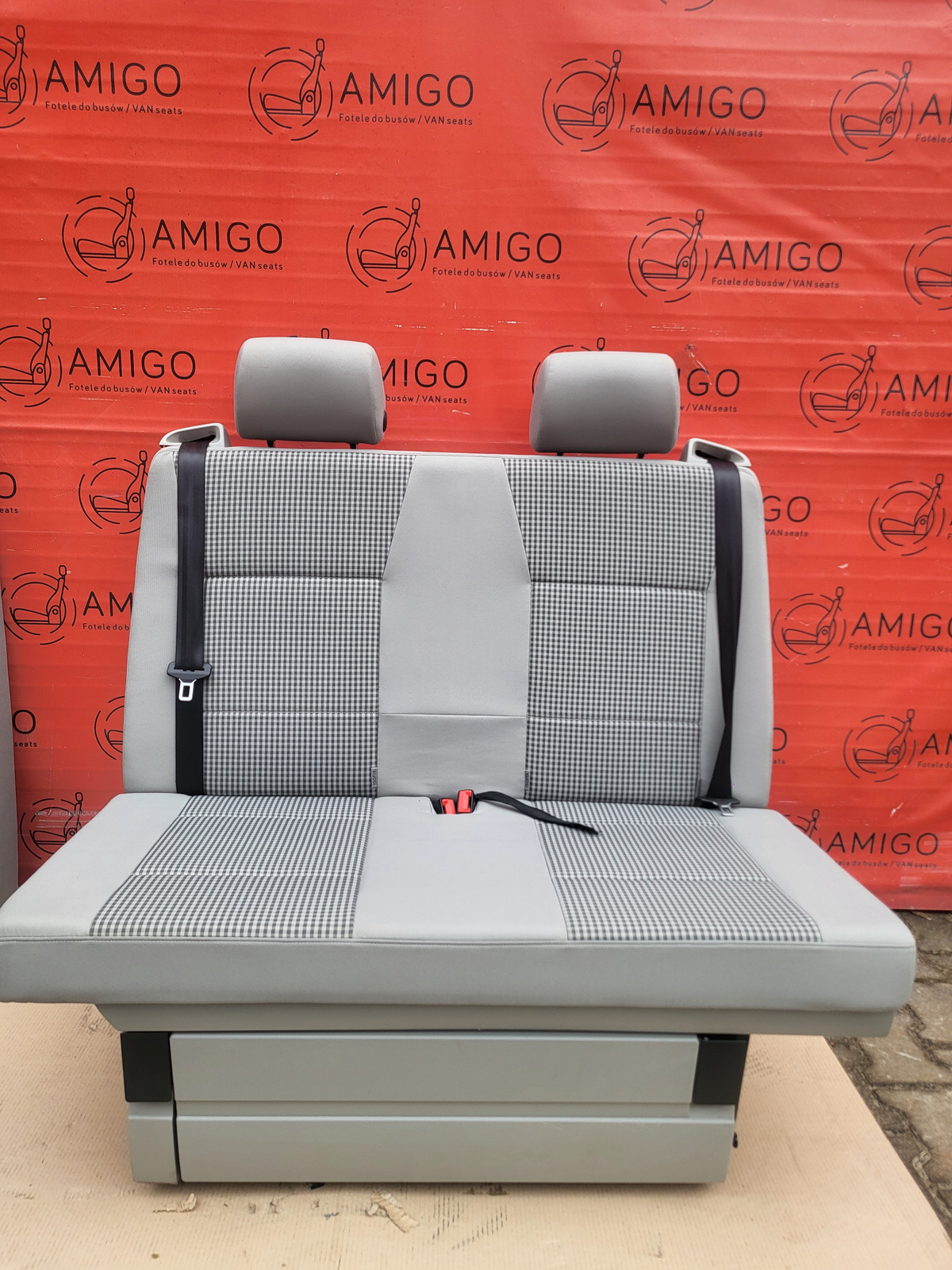 Seat VW T6 T5 California double passenger bench bed Multivan sleep function for rails