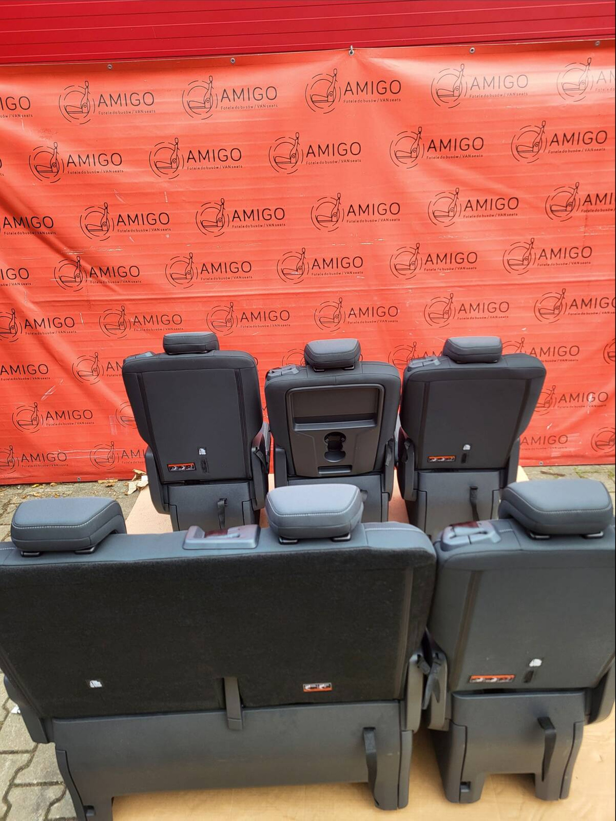 Seat 2+1 and 1+1+1 Ford Transit Tourneo Custom V7102024-2025 bench rear seats double single