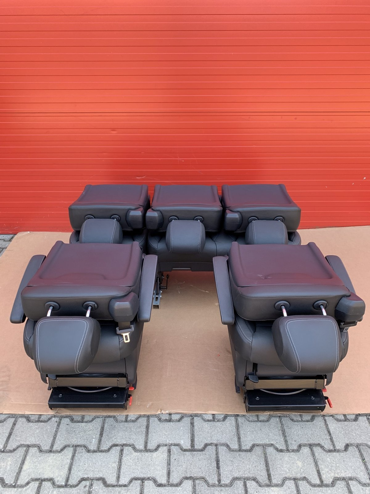 Mercedes V-class Vito Trafic Spaceclass Vivaro Tourer rear bench single seats swivel SET