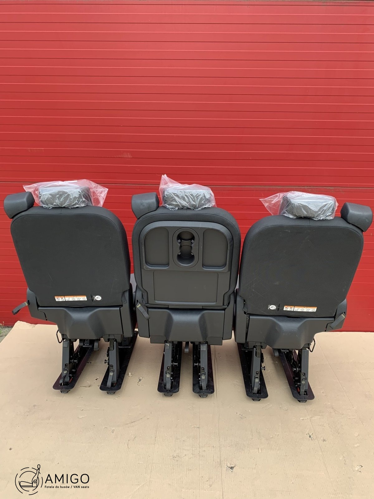 Seat Ford Transit Custom Tourneo bench rear folding seats 3x single seat