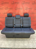 Bench rear triple seat VW T5 T6 titan black leather Multivan Caravelle t5