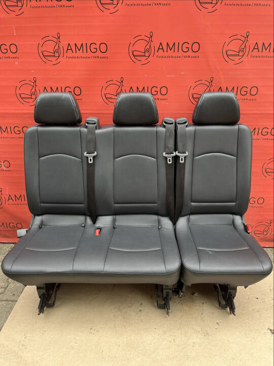 Rear Seats 2+1 bench single seat MERCEDES W639 Vito Tourer Viano leatherette RHD