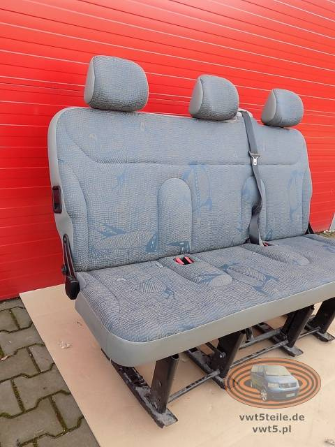 Seat triple bench Renault Trafic Opel Vauxhall Vivaro Nissan Primastar 2001-2014