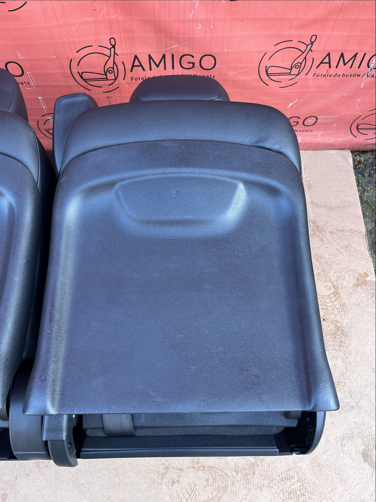 Rear Seats 2+1 bench single seat comf MERCEDES W447 Vito Tourer Leatherette RHD