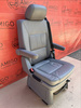 Seat single VW T5 Multivan Caravelle grey leather rear t6 swivel