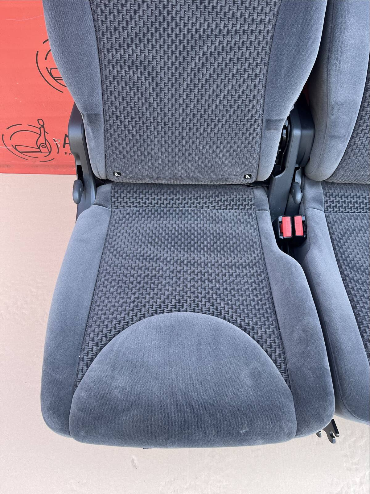 Bench rear triple double single seat Scudo Jumpy Expert ProAce 2006-2016 velour