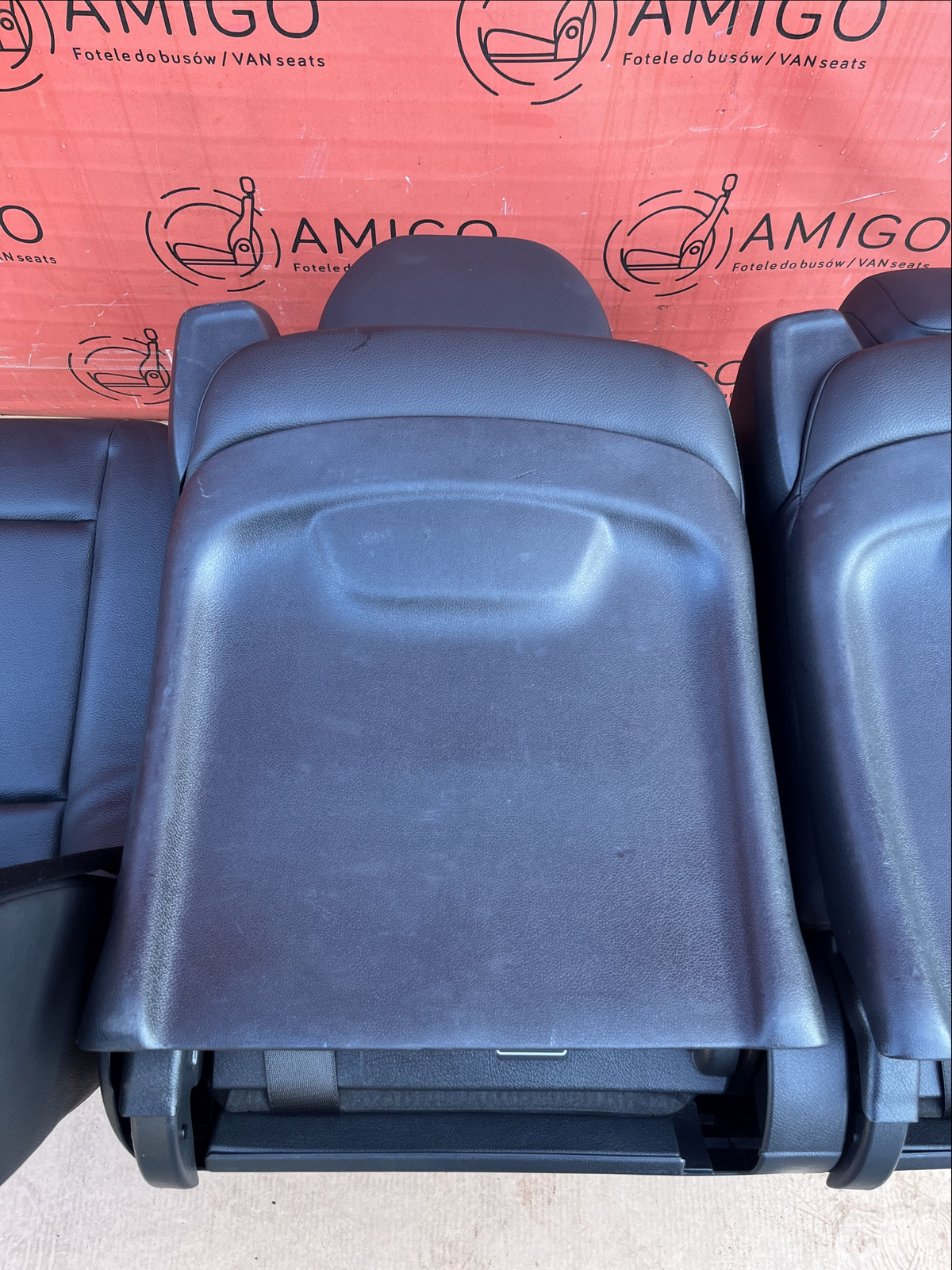 Rear Seats 2+1 bench single seat comf MERCEDES W447 Vito Tourer Leatherette RHD