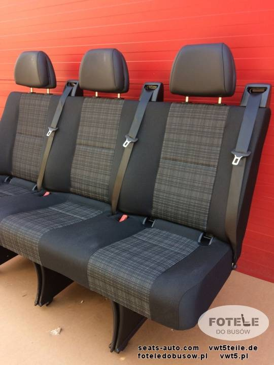 WIDE Seat to Mercedes Sprinter 906 rear triple bench TUNJA isofix