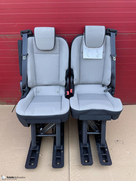 Seat Ford Transit Custom bench rear seat double 2x single Capitol Palazzo Grey