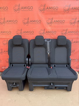 Seat 2+1 Ford Transit Tourneo Custom V710 VW T7 2024-2025 bench rear seats double single