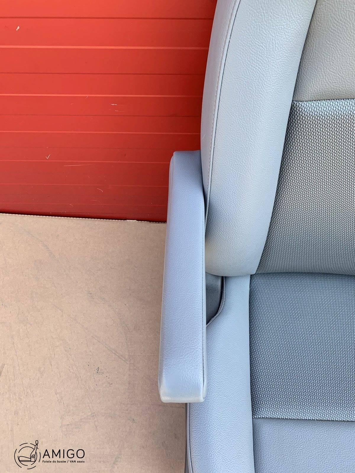 Ford Transit MK8 Seat passenger armrest 2012-2021 leatherette