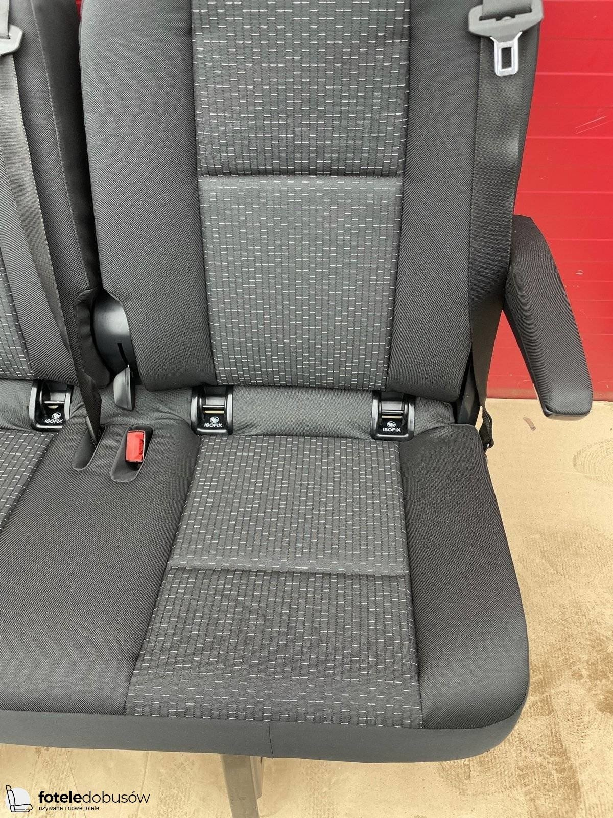Seat Mercedes Sprinter W907 rear double bench Caluma isofix with armrests