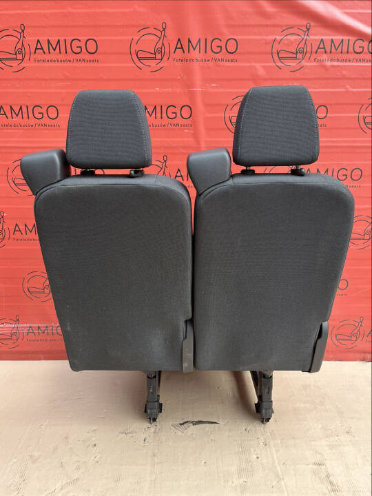 Seat Ford Transit MK8 bench double rear two-seats Capitol armrest