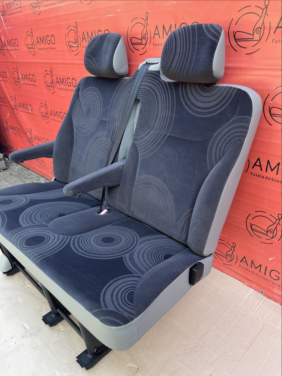 Seat double bench rear Renault Trafic Opel Vauxhall Vivaro Nissan Primastar 2001-2014