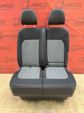 Seat VW Crafter II MAN TGE 2016-2025 double bench passenger seat front LHD Marathon