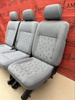 VW T5.1 T5 SET Bench rear double single seat Grey 2nd row