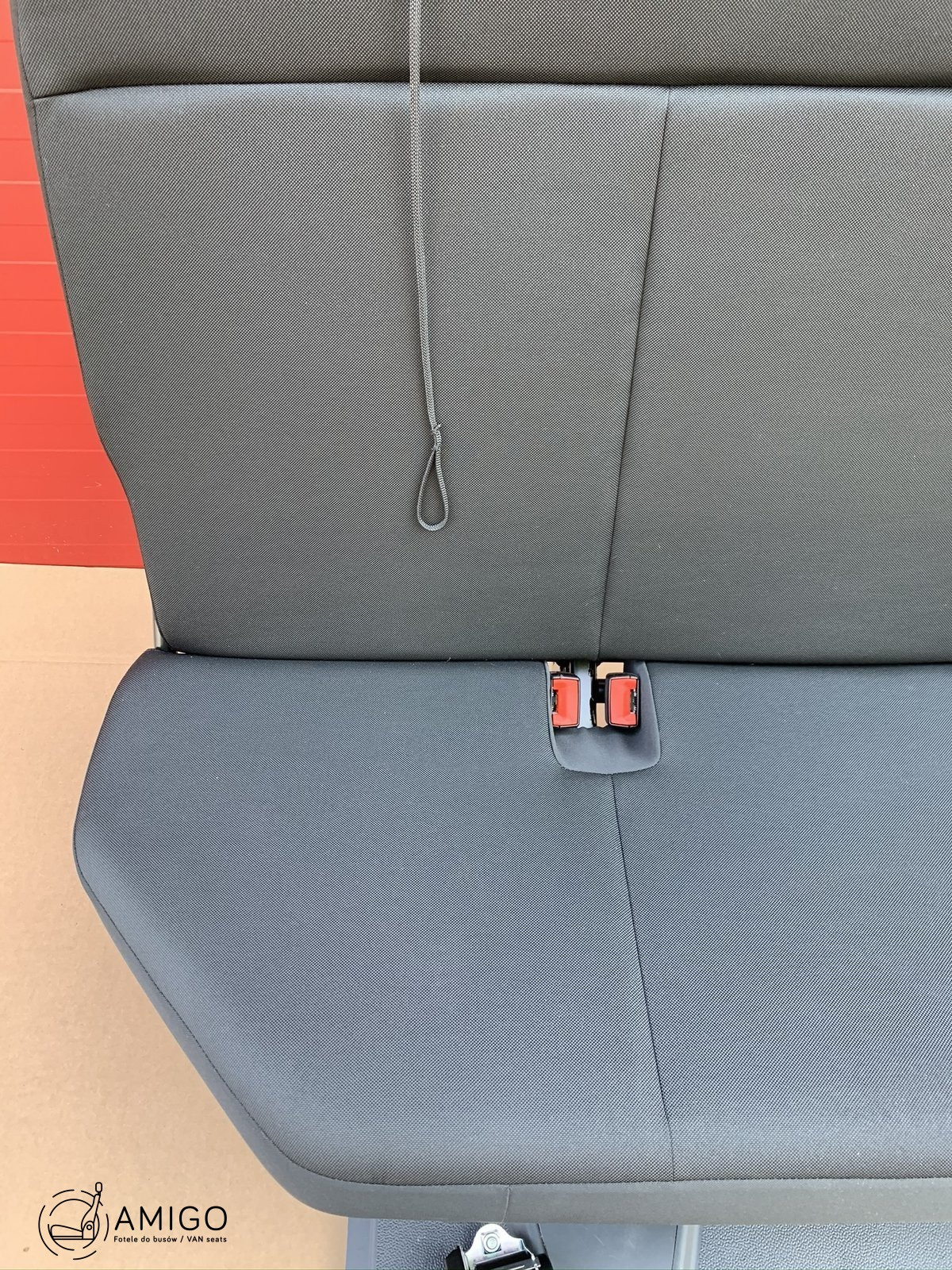 Seat Mercedes Sprinter W907 CREW CAB quadruple rear four-seats bench belts floor